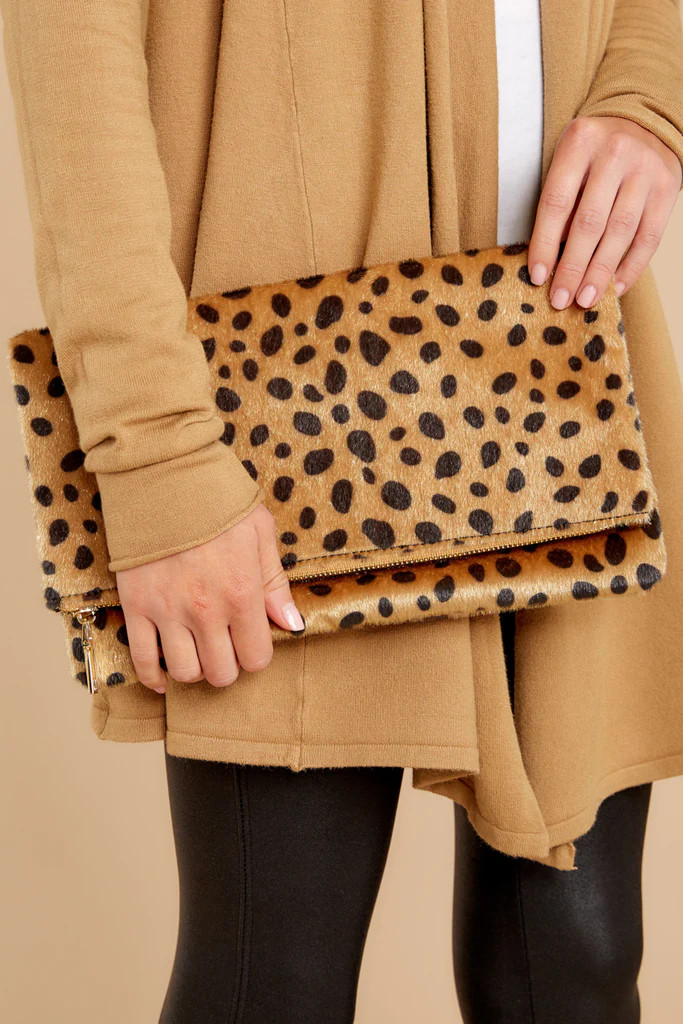 Concrete Jungle Cheetah Print Clutch | Red Dress 
