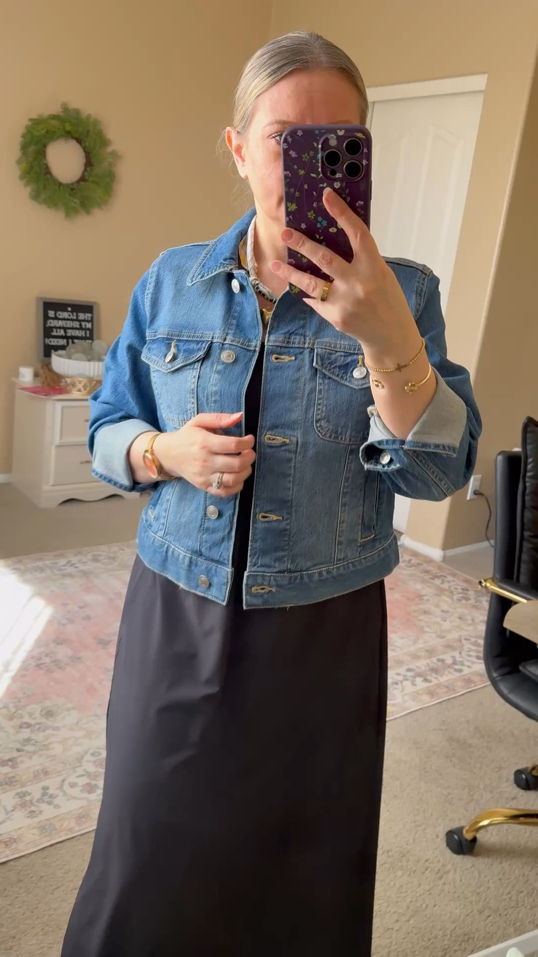 Fall outfit idea. This Free Assembly Women's Cropped Denim Jacket is so cute. Just $10 at Walmart. I got a small and it’s just perfect. Selling out quickly. 



Denim jacket, fall denim, fall jacket

#LTKSeasonal #LTKSaleAlert #LTKootd

#LTKPetite #LTKOver40