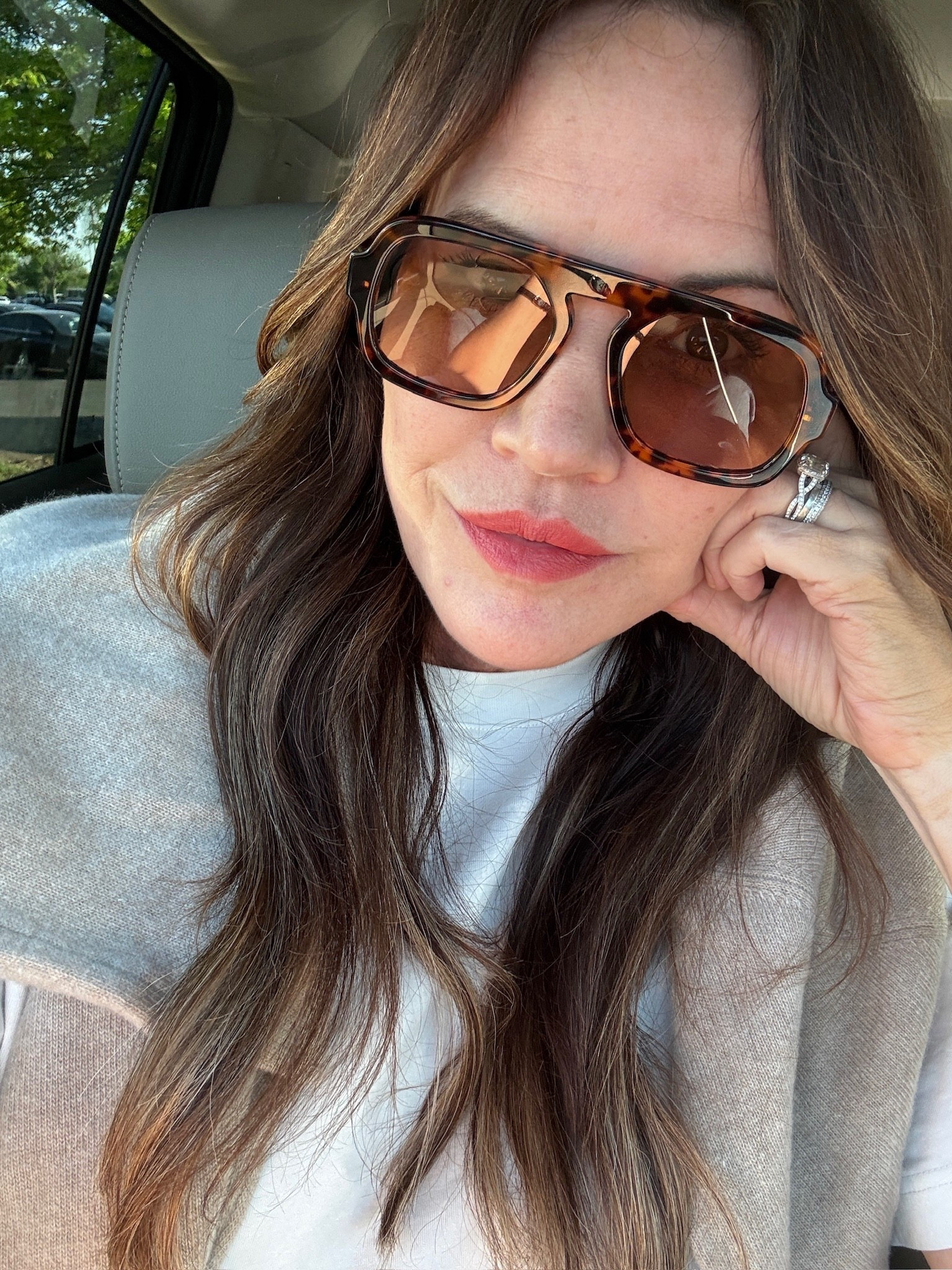 Loving my new sunglasses! Such a different style than a classic aviator.

#LTKmomlife #LTKMothersDay #LTKSeasonal