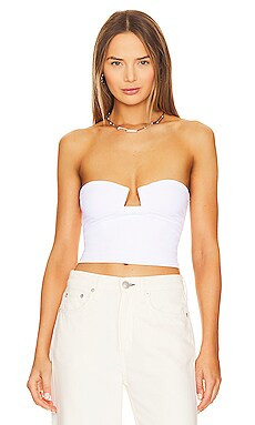 Susana Monaco Wire Crop Top in Sugar from Revolve.com | Revolve Clothing (Global)