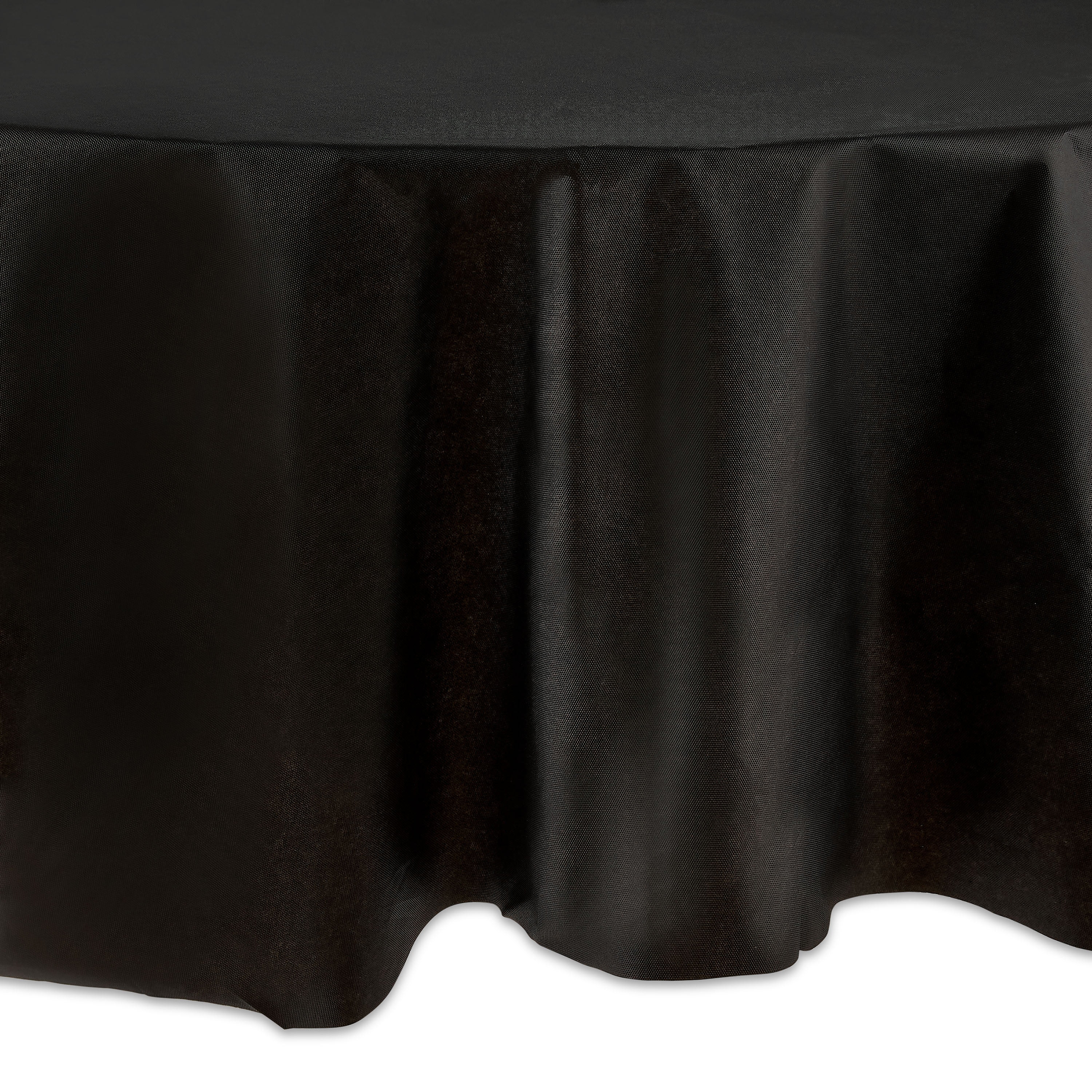 Round 84" Black Plastic Table Cover, by Way To Celebrate - Walmart.com | Walmart (US)