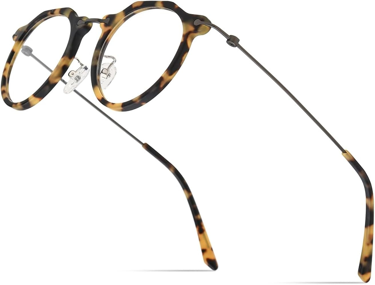 FONEX Acetate Titanium Glasses Frame Men 2024 New Square Eyeglasses Spectacles Eyewear F85843 | Amazon (US)