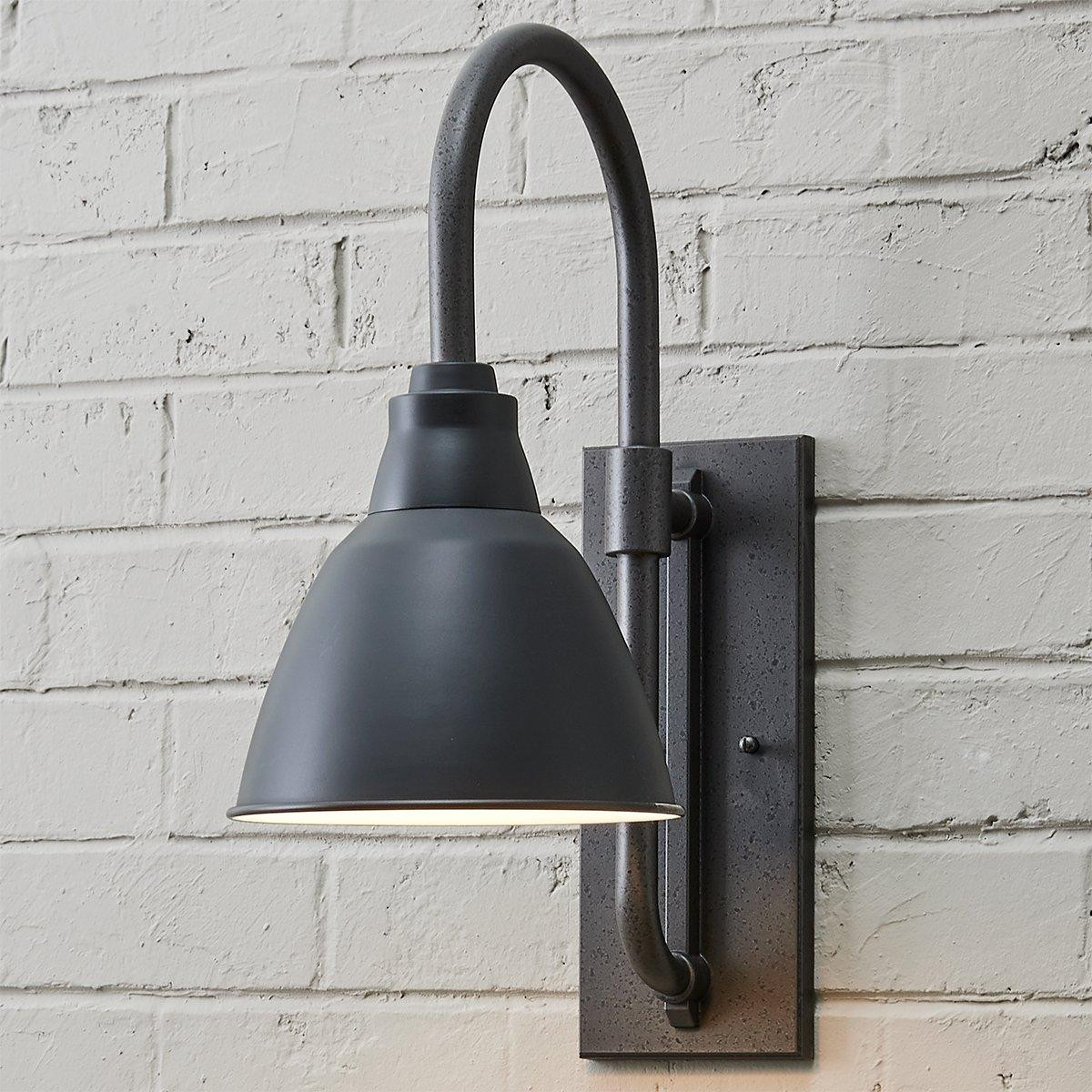 Gooseneck Outdoor Sconce - Small | Shades of Light