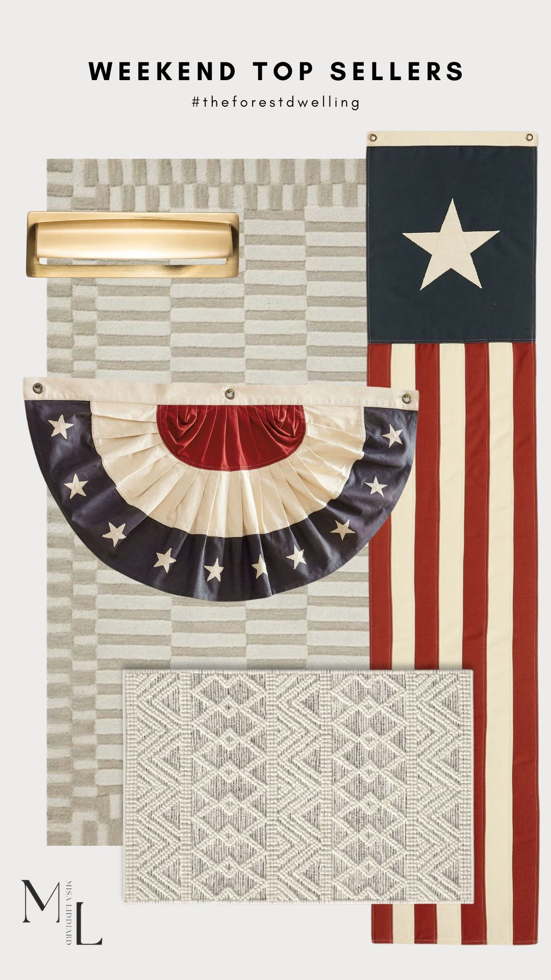 Sharing the top sellers from the weekend. These are some of the 4th of July decorations that I have out on the front of the house and they make our home feel so festive! The Latrissa Moroccan flatweave rug is amazing quality. I snagged a few to use as bath mats. 

 #LTKSeasonal #LTKHome #LTKStyleTip