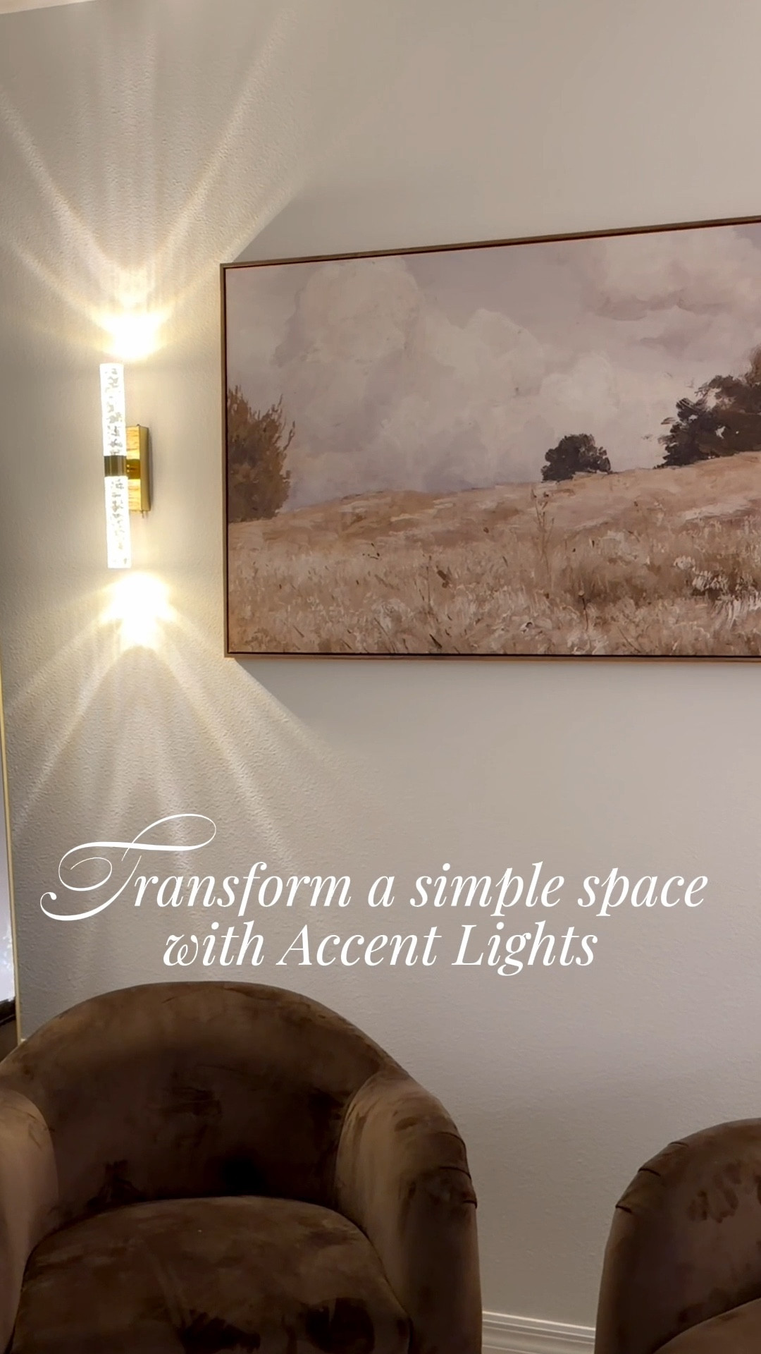 Transform any space with accent lights 

✨ Aesthetic Perks
	1.	Creates Ambiance: Instantly sets the mood — warm lights make a room feel cozy, cool lights make it feel modern and airy.
	2.	Highlights Features: Perfect for drawing attention to art, architectural details, plants, mirrors, or statement furniture.
	3.	Adds Depth and Dimension: Layering accent lighting with ambient and task lighting makes a space feel more dynamic and luxurious.
	4.	Elevates Decor: Even simple decor looks more intentional and polished when highlighted properly.

#LTKStyleTip #LTKHome #LTKSeasonal