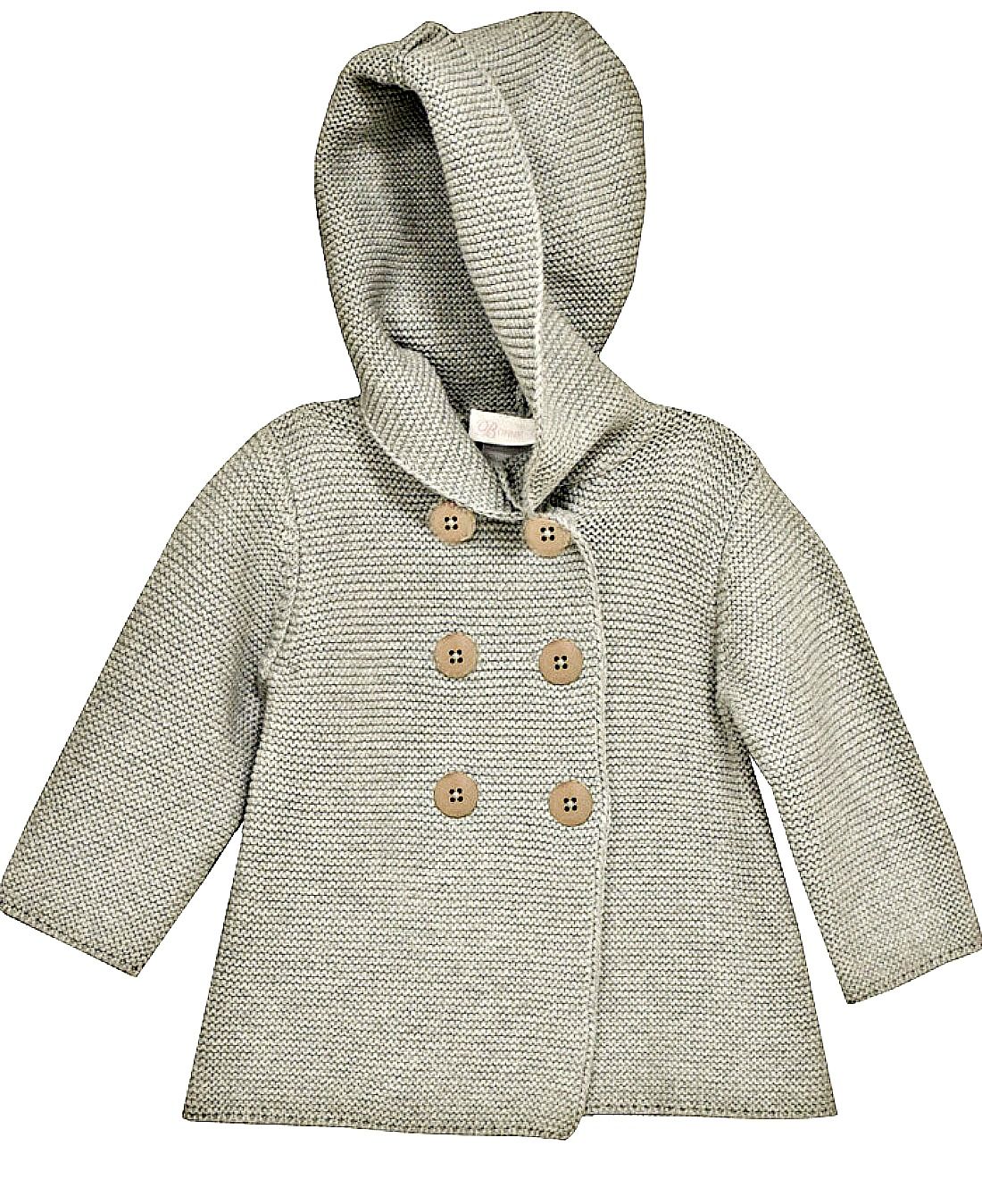 Bonnie Jean Little Girls Grey Cotton Cardigan Sweater Coat 6 or 6X 6X - Walmart.com | Walmart (US)