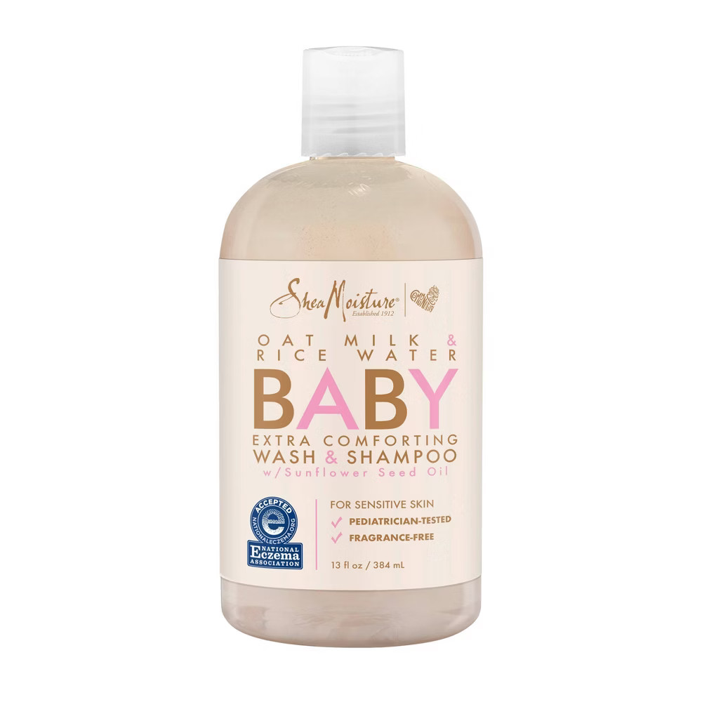 SheaMoisture Unscented Baby Wash & Shampoo with Oat Milk & Rice Water - 13 fl oz | Target