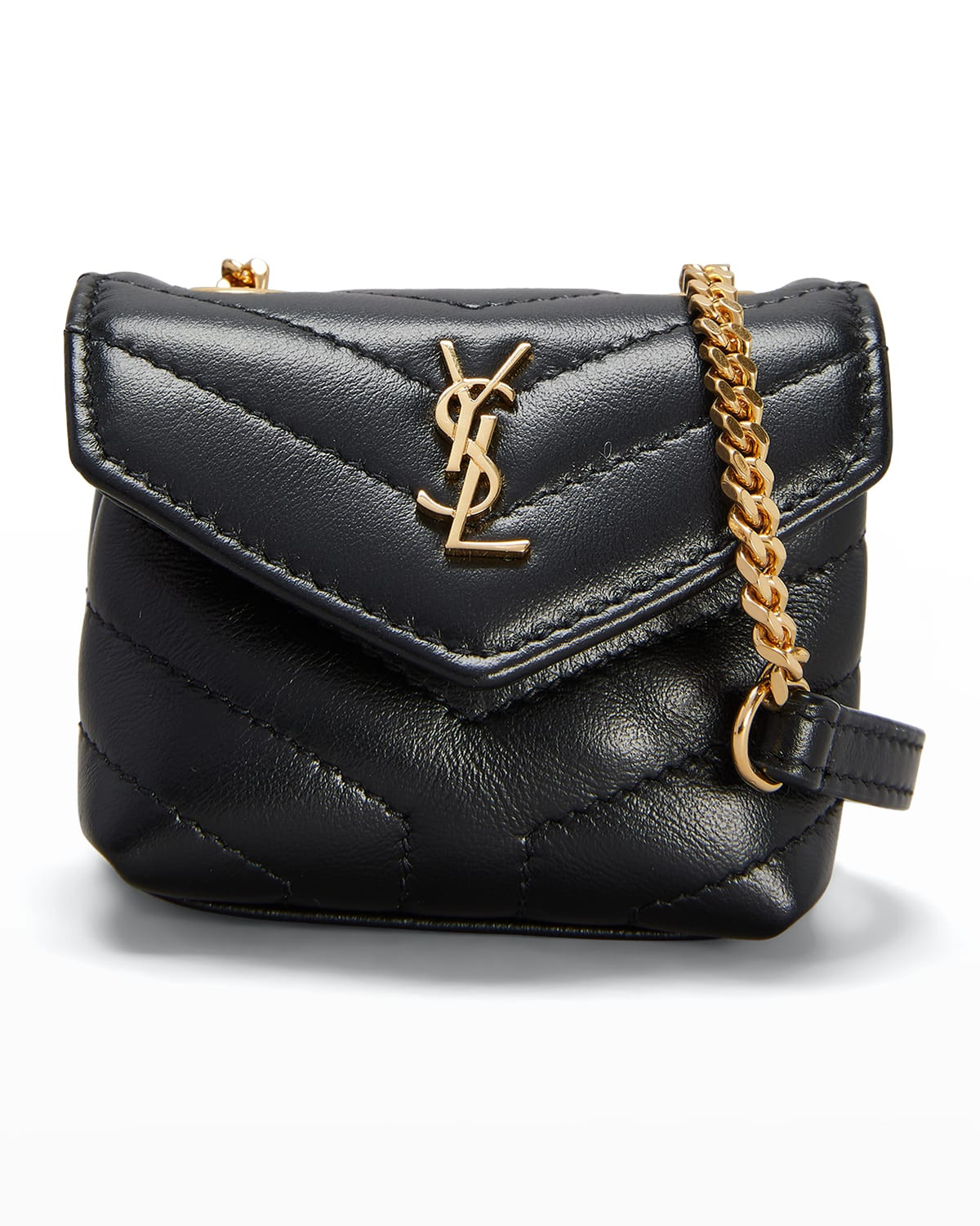 Loulou YSL Micro Airpods Case Holder | Neiman Marcus