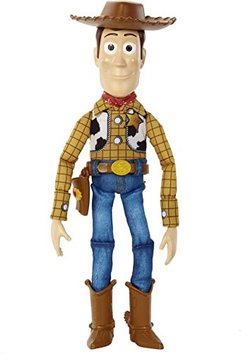 Mattel Disney Pixar Toy Story Talking Woody Action Figure & Accessory, Roundup Fun 12-inch Collectible with 30+ Sounds & Phrases | Amazon (US)