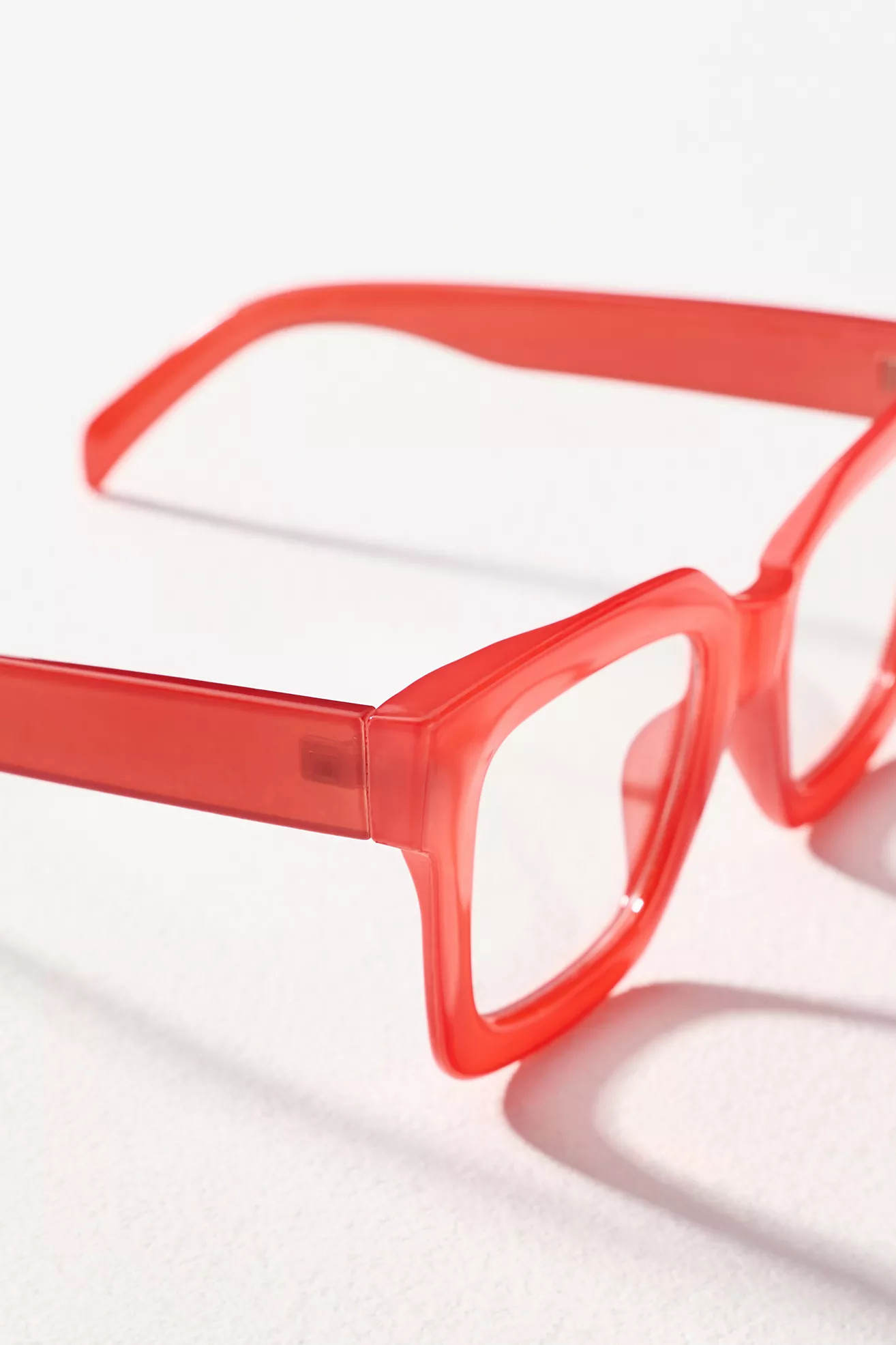 Chunky Cara Translucent Blue Light Readers | Anthropologie (US)