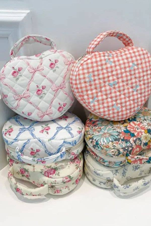 Coquette Heart Shaped Bag- Blue | Shop Your Darling Style