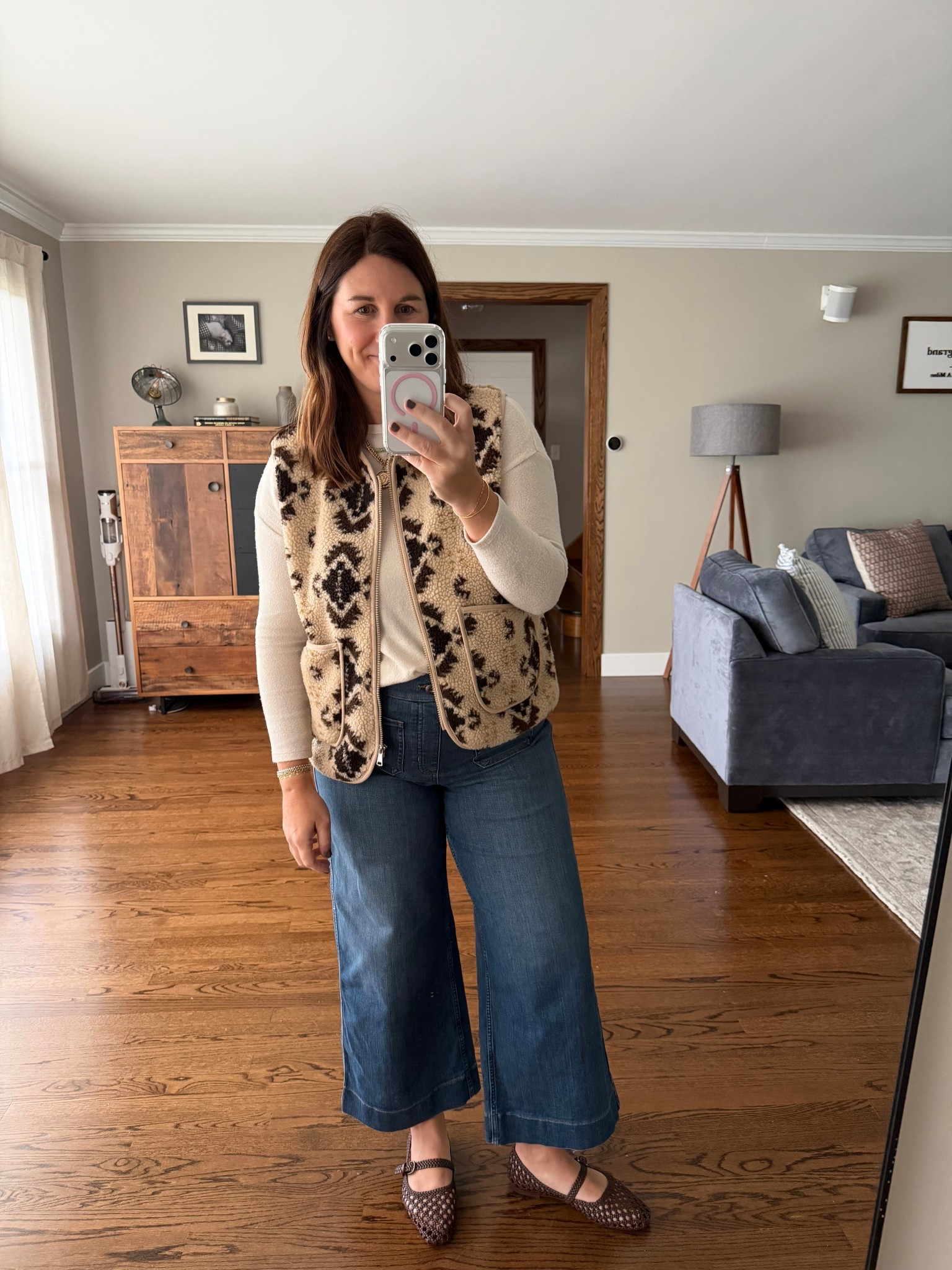 These Spanx jeans are so comfortable! I’m wearing a L  

#LTKStyleTip #LTKSeasonal