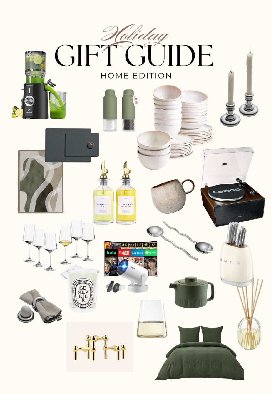 Holiday Gift Guide: Home Edition 🎄
Alles, was euer Zuhause gemütlicher, schöner und ein bisschen luxuriöser macht – meine liebsten Home-Finds für die Feiertage. 

#LTKhome #LTKfestive #LTKgiftguide