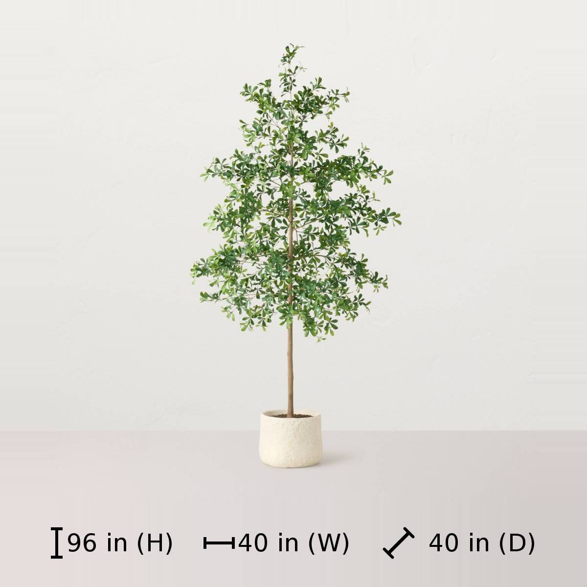 96" Black Olive Artificial Tree - Hearth & Hand\u2122 with Magnolia | Target