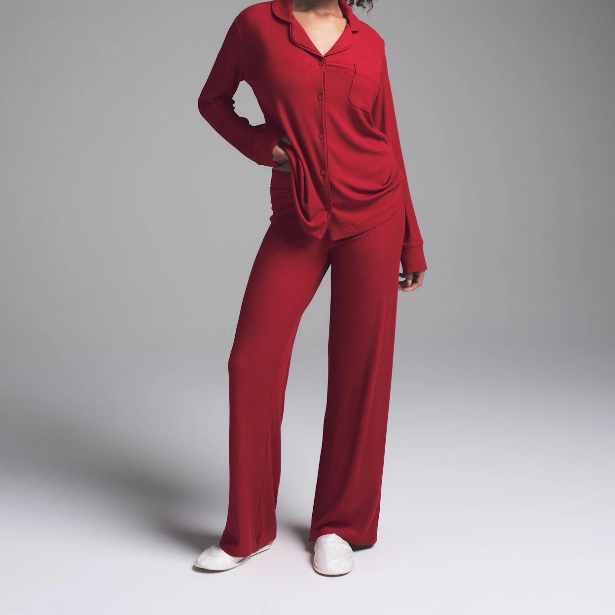 SOFT LOUNGE SLEEP SET | BRICK | SKIMS (US)