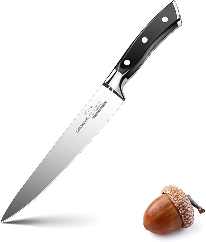 OAKSWARE 5.5 Inch Kitchen Utility Knife, German High Carbon Stainless Steel | Razor Sharp Full Ta... | Amazon (US)