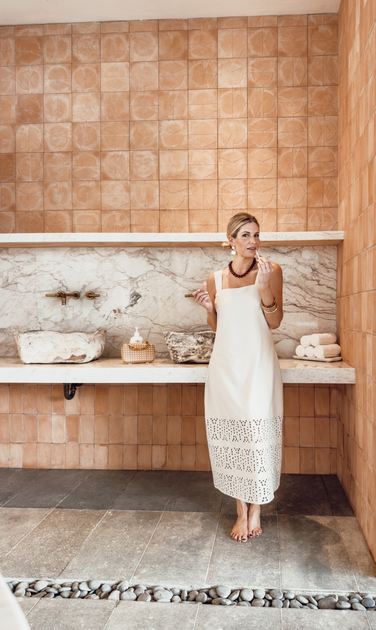 Barefoot, relaxed, and wrapped in the calm of Avara Retreat 🤍 This Avara dress has been on repeat 

 #LTKgrwm #LTKootd #LTKTravel