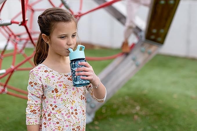 Simple Modern Nickelodeon Kids Water Bottle Plastic BPA-Free Tritan Cup with Leak Proof Straw Lid... | Amazon (US)