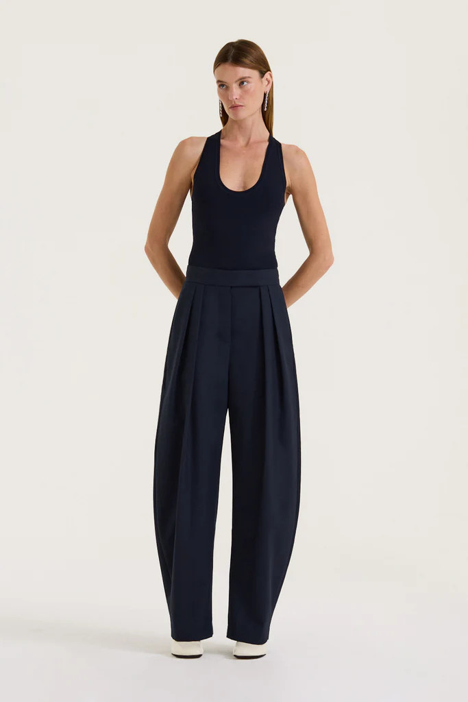 Sharli Bow Leg Tailored Pant | Henne