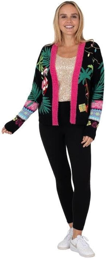 Blizzard Bay Women's Ugly Christmas, Cardigan Sweater | Amazon (US)