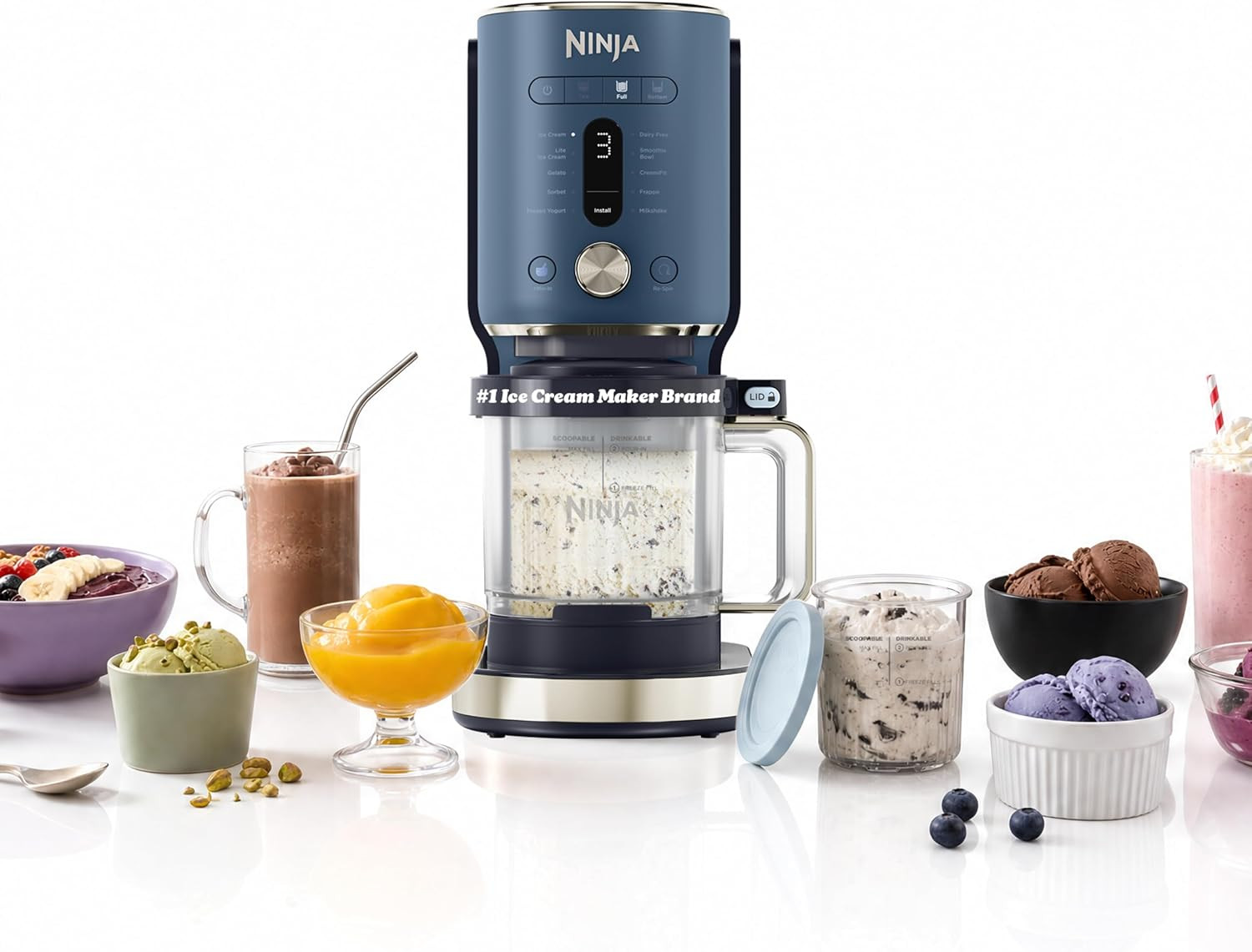 Ninja® CREAMi® XL Deluxe Gen 2, 11-in-1 Ice Cream Maker, NC601 | Amazon (US)