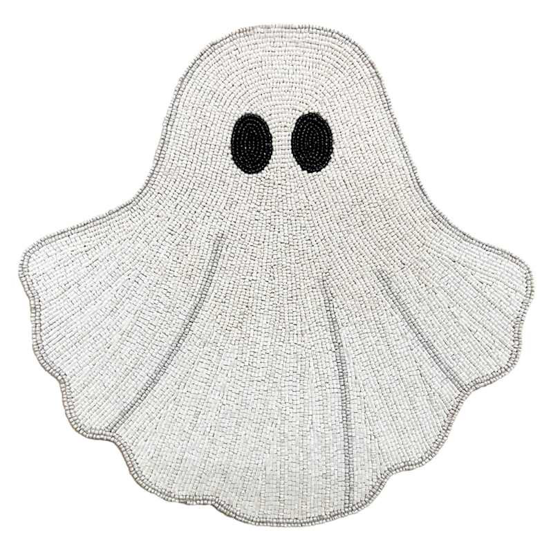 Ghost Fully Beaded Placemat, 14" | At Home