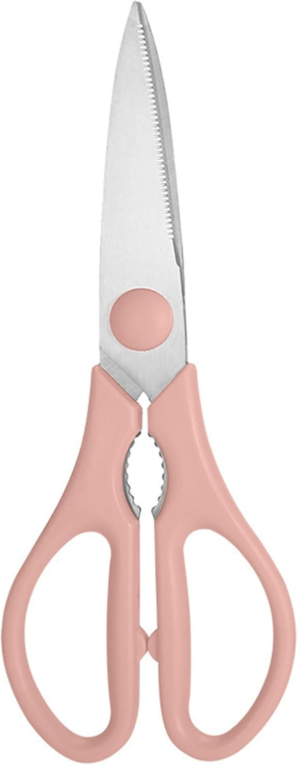 Kitchen Scissors, Rkqoa Pink Kitchen Shears Set Heavy Duty Cooking Scissor, Dishwasher Safe Stain... | Amazon (US)