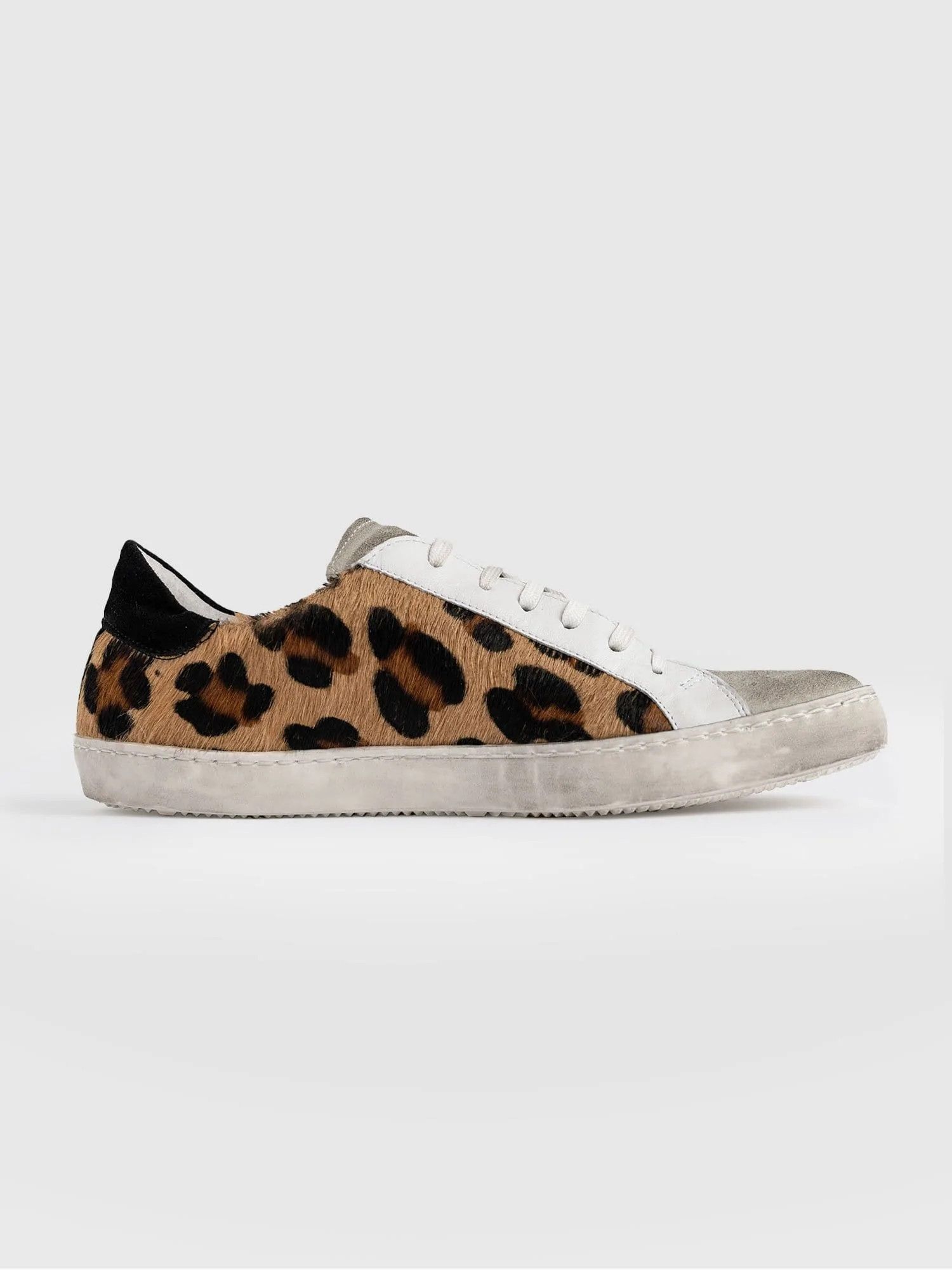 Spitalfields Sneaker - Leopard/ Star | Saint + Sofia (Global)
