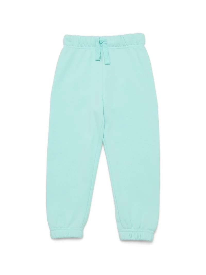 Wonder Nation Toddler Girls Fleece Jogger Pants, Sizes 2T-5T | Walmart (US)