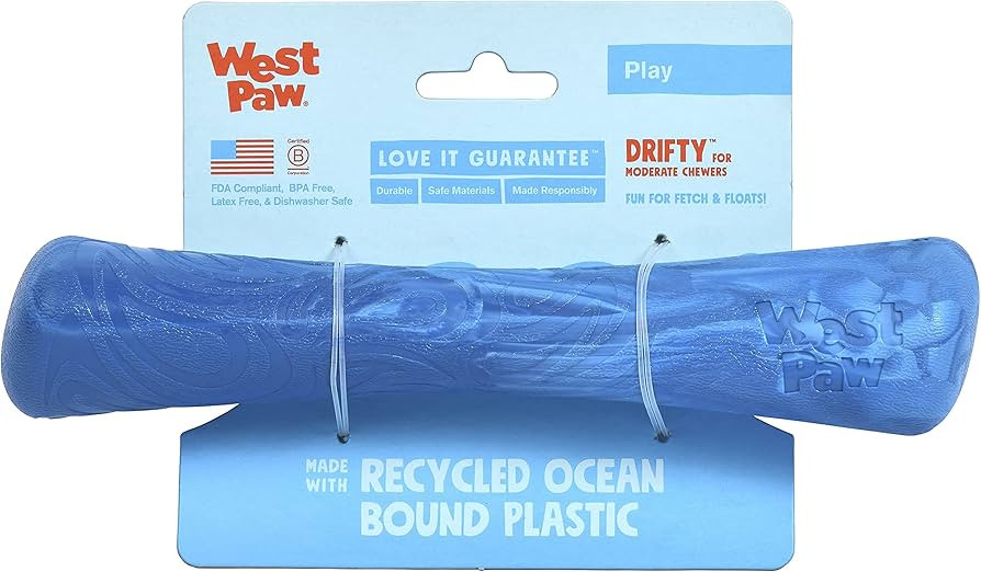 WEST PAW Seaflex Drifty Dog Toy – Machine Washable Dog Toys for Moderate Chewers – Eco-Friend... | Amazon (US)