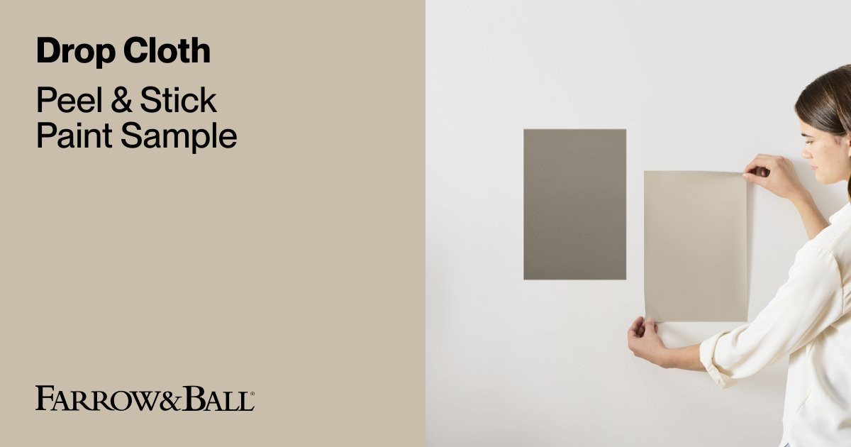 Drop Cloth  Paint Sample | Samplize