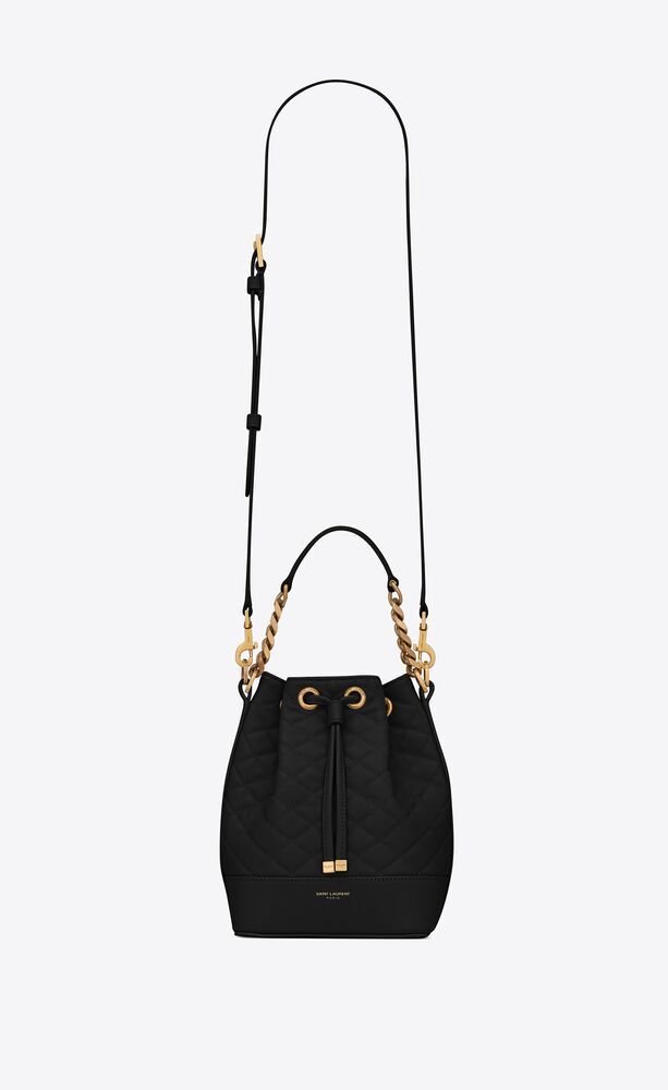emmanuelle small bucket bag in quilted lambskin | Saint Laurent Inc. (Global)