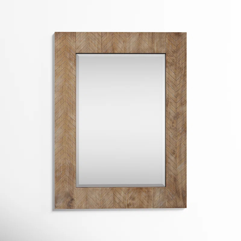 Centano Solid And Engineered Wood Flat Wall Mirror | Wayfair North America