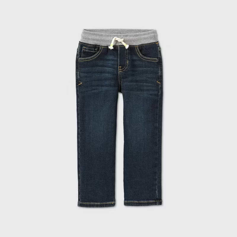 Toddler Boys' Pull-On Straight Fit Jeans - Cat & Jack™ | Target