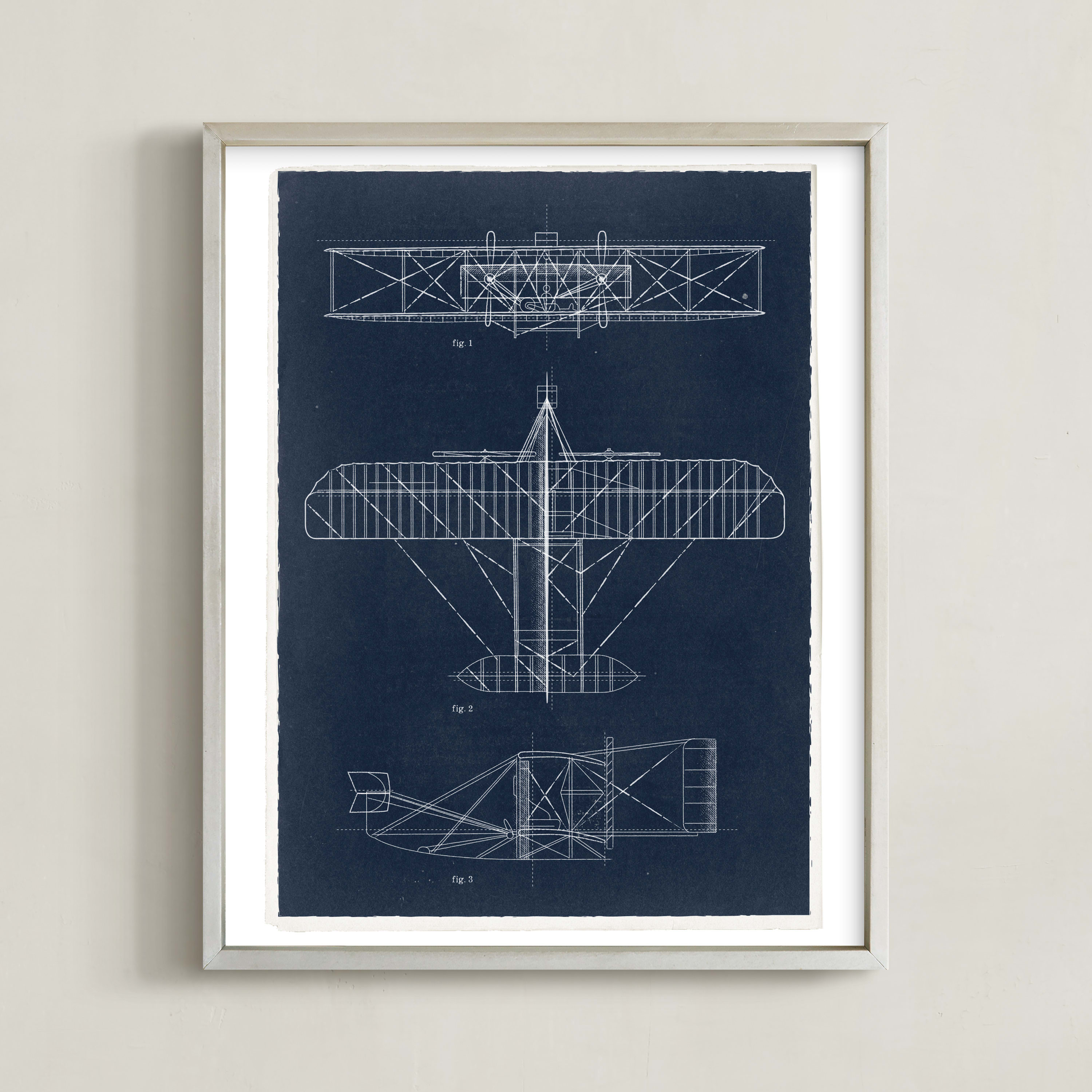 "Plane diagram" - Graphic Limited Edition Art Print by Robert and Stella. | Minted