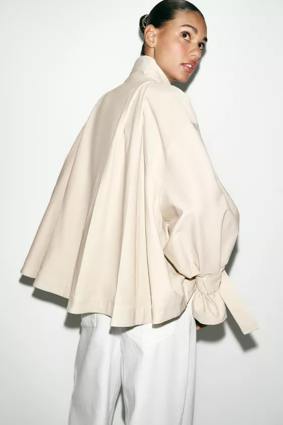 FLUID HIGH NECK JACKET | Zara UK