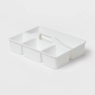Divided Caddy Organizer White - Brightroom™ | Target
