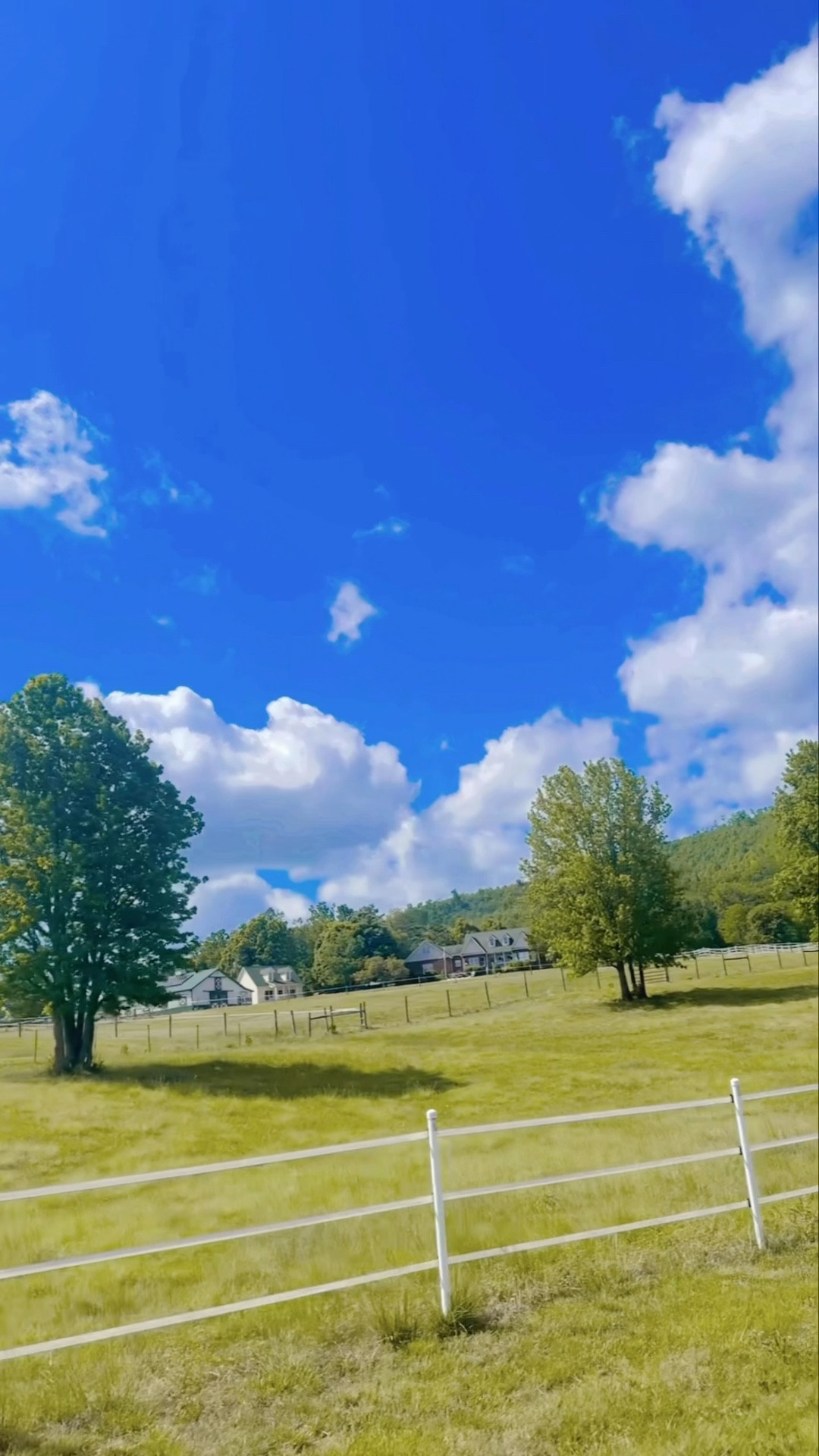 when you finally find your dream farmhouse on the hill 🏡⛰️🌳