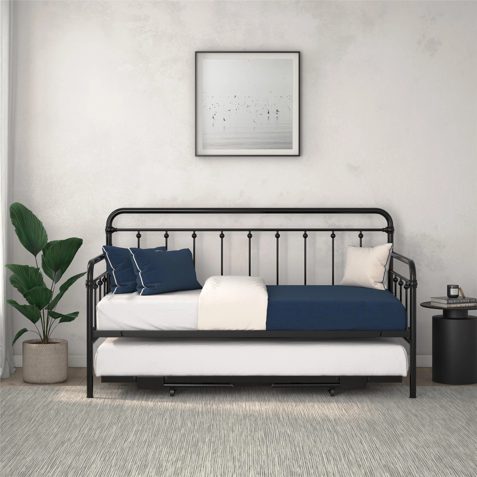 Beant Daybed with Pop Up Trundle | Wayfair North America