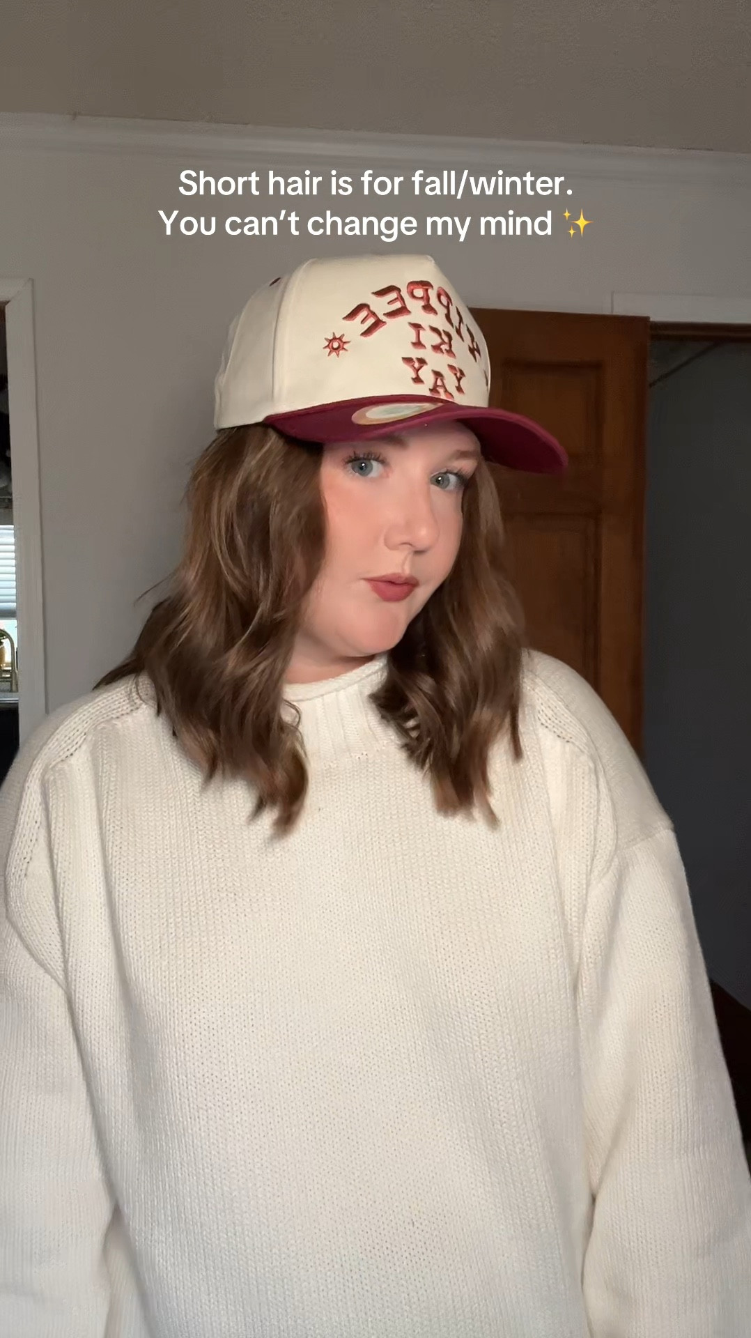 My favorite sweater and new fav hat!!

#LTKStyleTip #LTKMidsize #LTKPlusSize