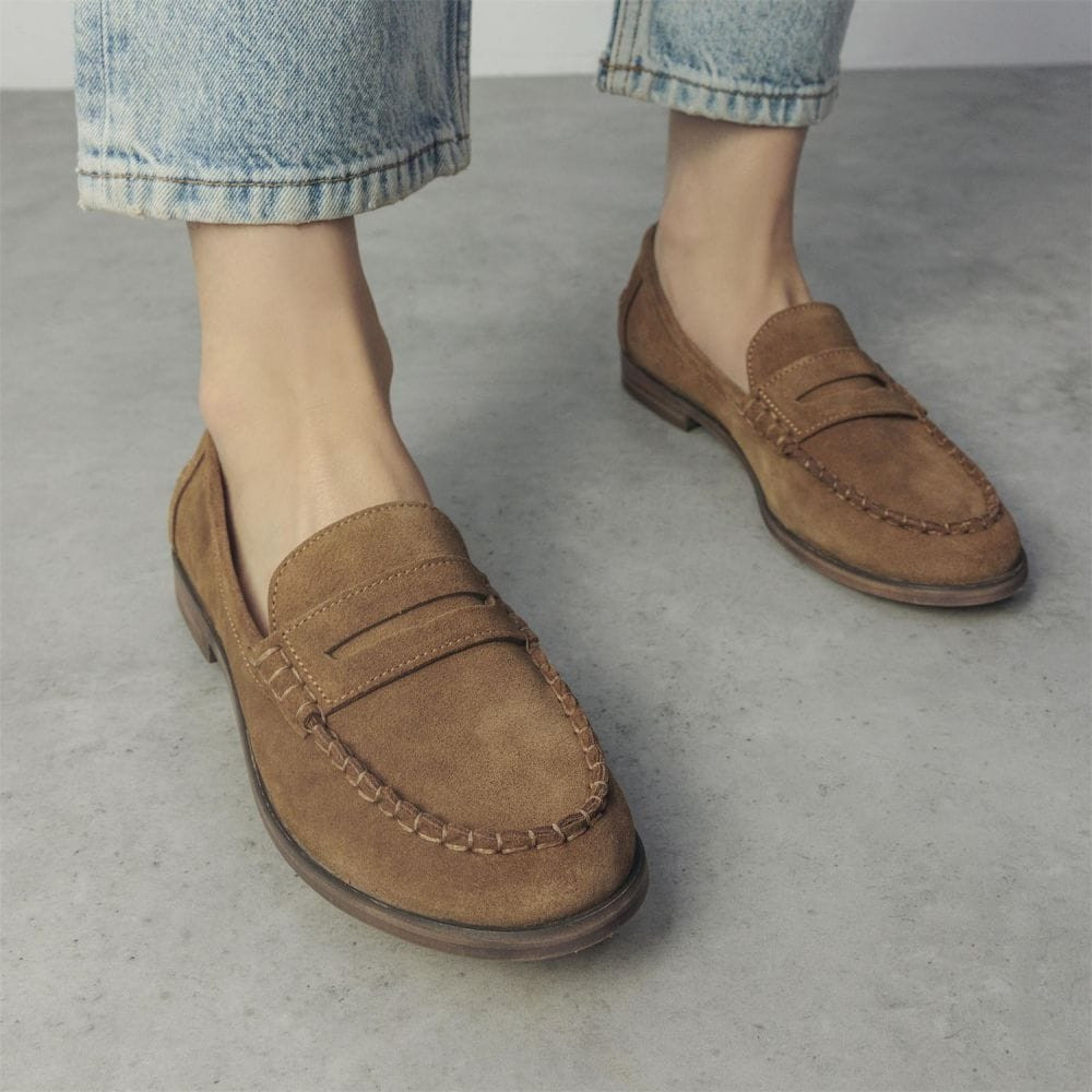 Enset Tan Suede | Moda in Pelle UK