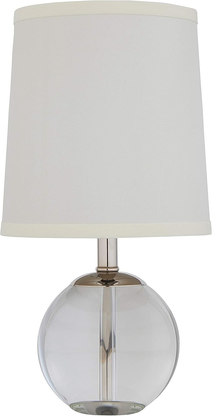 Stone & Beam Modern Round Glass Table Desk Lamp With Light Bulb And White Shade - 7 x 7 x 14 Inch... | Amazon (CA)