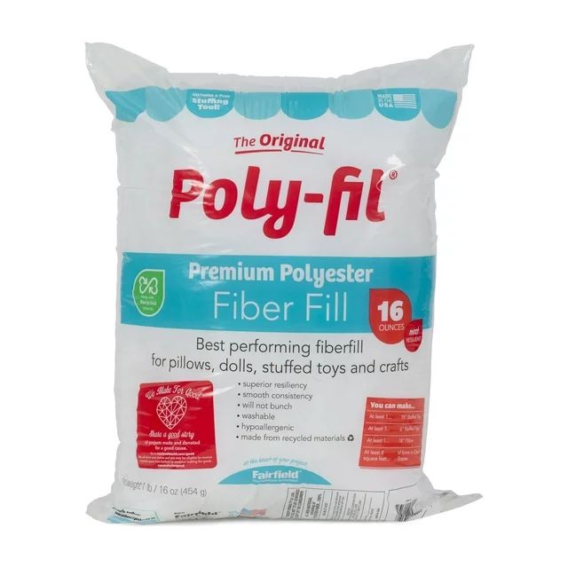 Poly-Fil® Premium Polyester Fiber Fill by Fairfield™, 16 oz bag | Walmart (US)