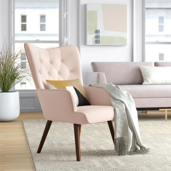 Cambra Upholstered Wingback Chair | Wayfair North America