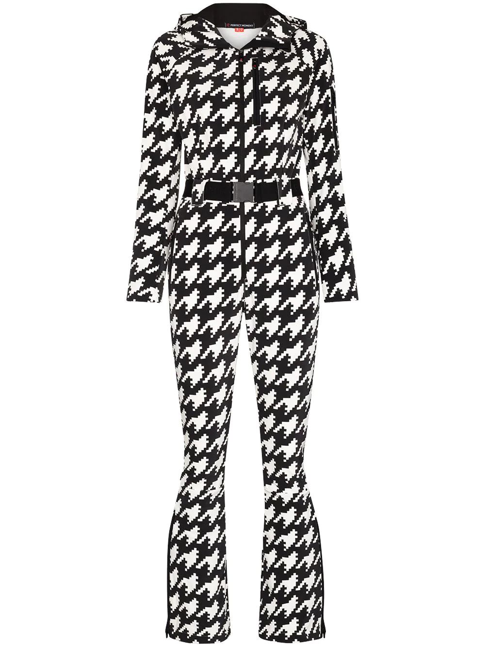 Perfect Moment houndstooth-pattern long-sleeve Ski Suit - Farfetch | Farfetch Global