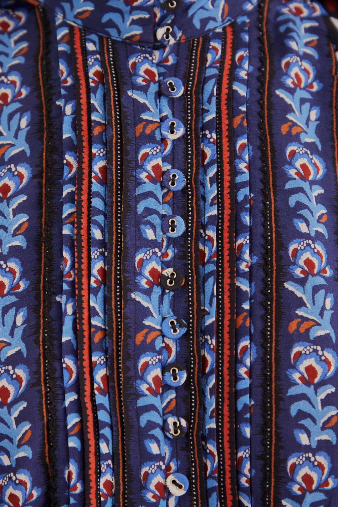 Black Toucans Scarf Long Sleeve Mini Dress | FarmRio (US)