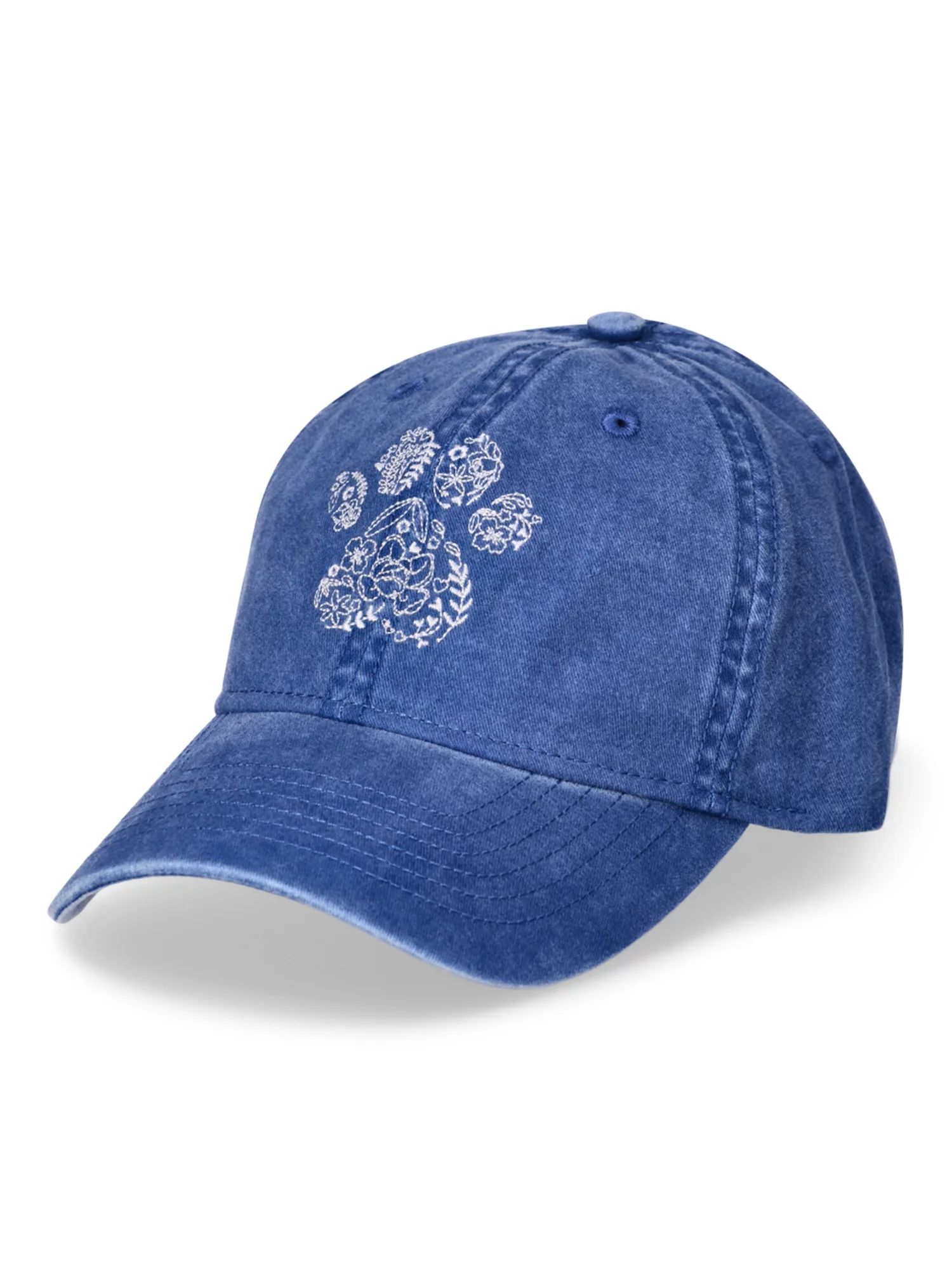 Time and Tru Women's Flower Paw Baseball Hat | Walmart (US)