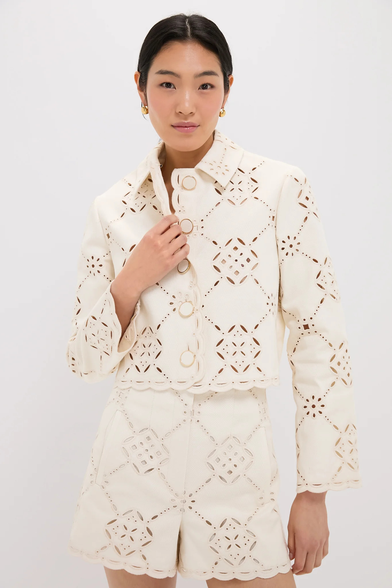 Ecru Adelaide Jacket | Tuckernuck (US)