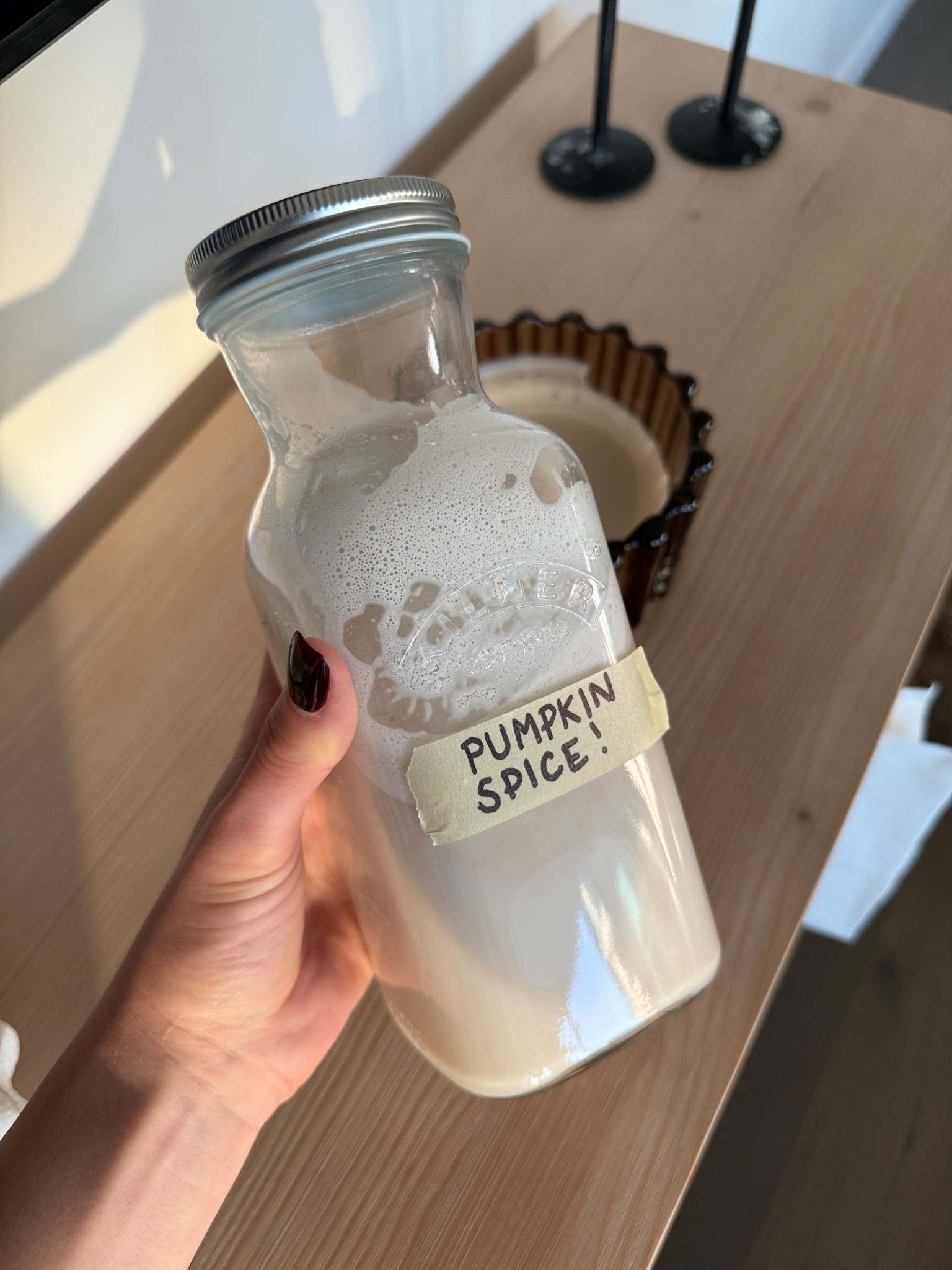 My favorite jug for homemade almond milks and other juices #foodstorage #kitchen 

#LTKHome #LTKFamily