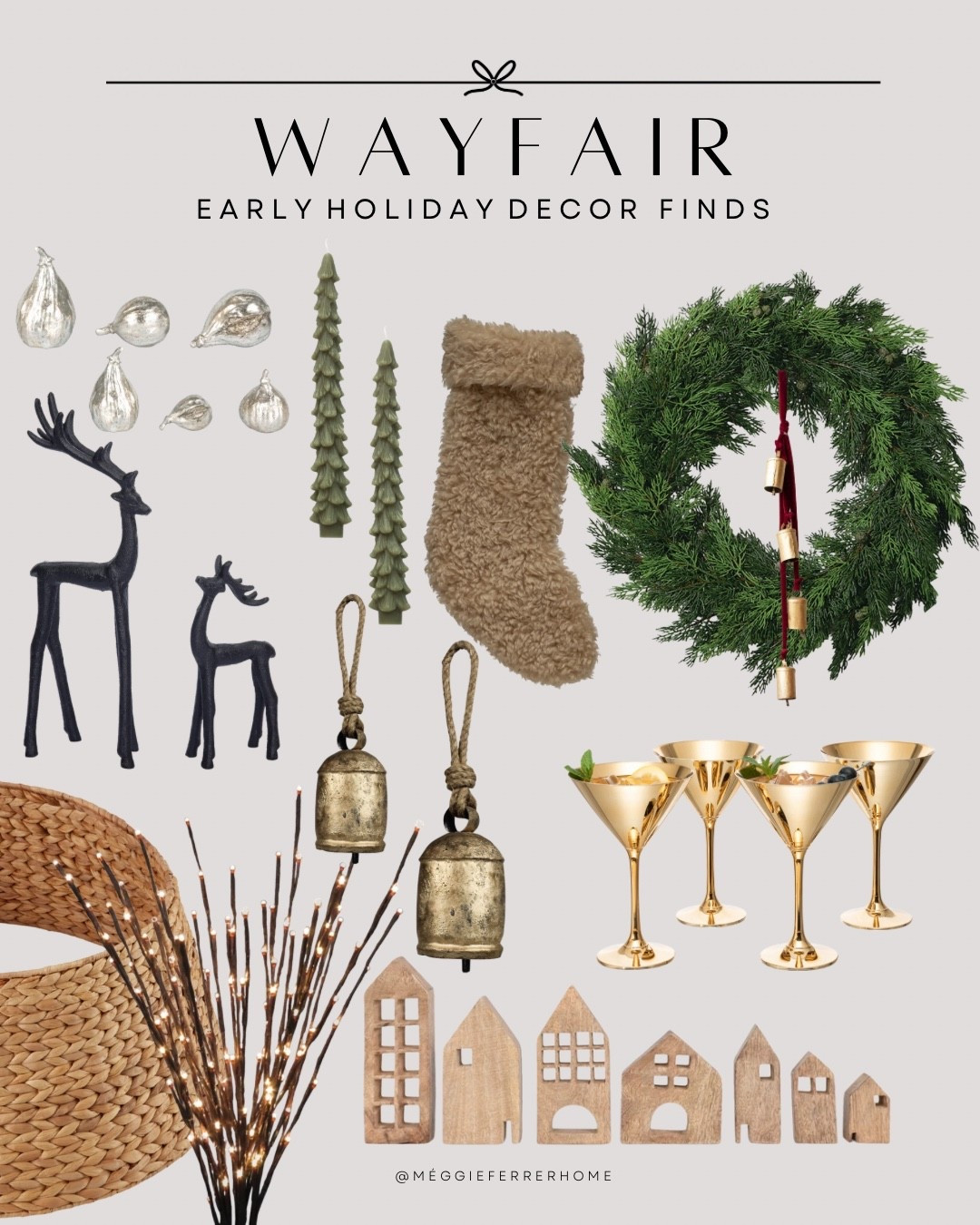 Holiday prep starts early this year! 🤎 Sharing my favorite Wayfair decor finds that bring that cozy, festive feel and they’re all on major sale right now for the 5 Days of Deals event!

 #WayfairFinds #DesignerLookForLess #CozyHome #HomeDecorInspo #NeutralHoliday #WayfairDeals

#LTKHome #LTKSeasonal #LTKSaleAlert